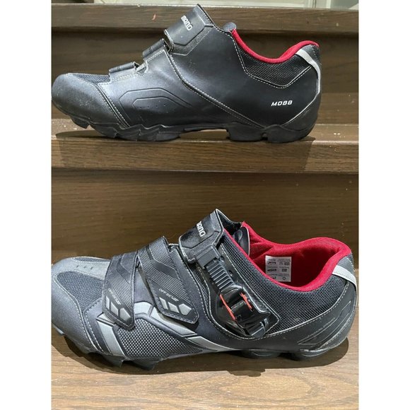 Shimano Cycling Shoes SH-MO88L Mountain Bike Trail Size US 14.2, EU 50 black red - Picture 1 of 16